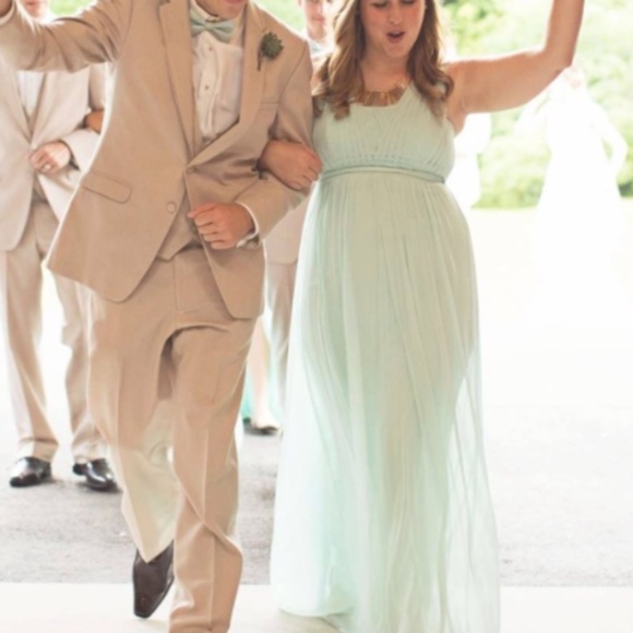 Mint David's Bridal Style Your Way Mesh Dress - Picture 5 of 14